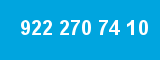 922 270 74 10